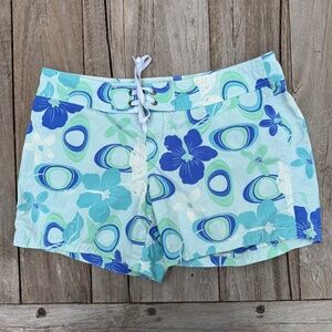Patagonia Water Girl Board Shorts Hibiscus Floral Print Size 6‎